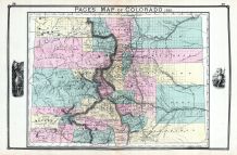 Colorado - Page's Map, Wisconsin State Atlas 1881